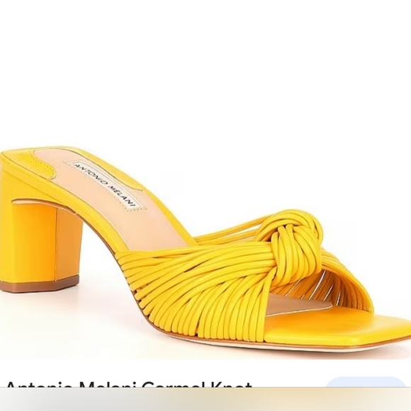 ANTONIO MELANI Shoes - Antonio Melani Carmel Knot  Leather Dress Sandals